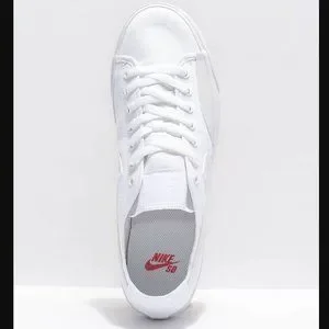 ✨NEW✨ Nike SB Skate Blazer Court White Low Top Skate Shoes Sneakers M 8.5 / W 10 Nike | Shoes | New Nike Sb Skate Blazer Court White Low Top  main image 2